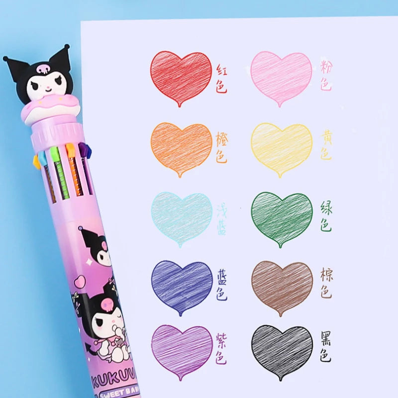 Sanrio Ten Color Ballpoint Pen