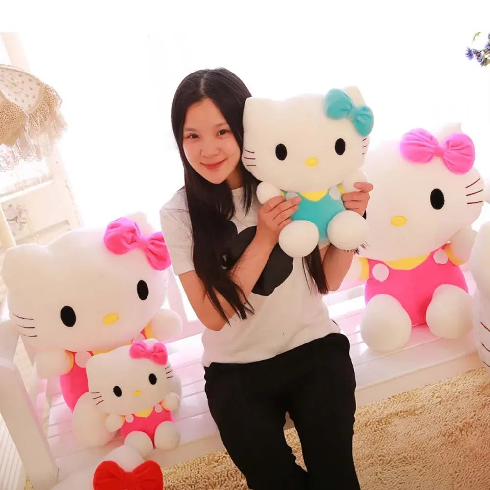 Cute Hello Kitty Plush - Sanrio Cat Plush Toy Doll