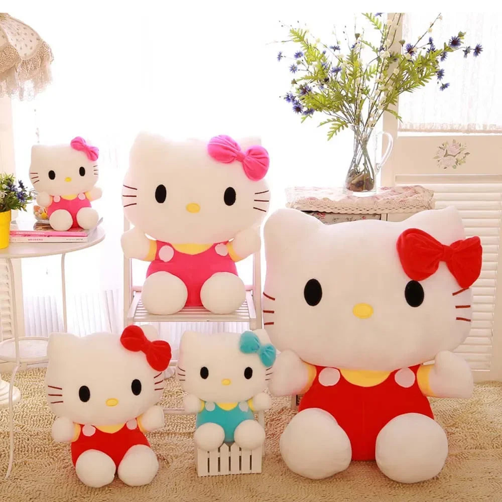 Cute Hello Kitty Plush - Sanrio Cat Plush Toy Doll