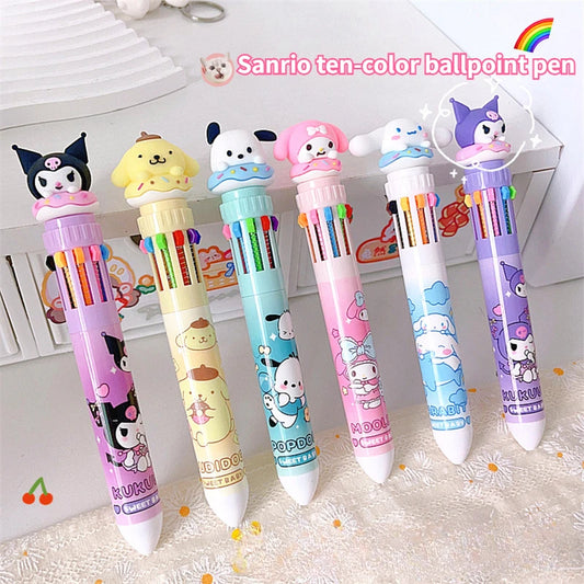 Sanrio Ten Color Ballpoint Pen